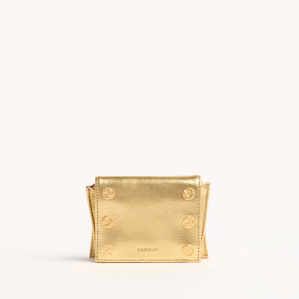 Hammitt | Women's Allen Wallet - Gala Gold / Brushed Gold Hammered