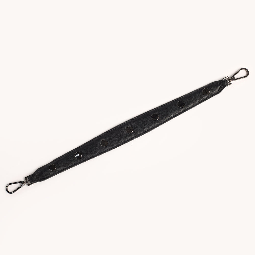 Hammitt | Women's Riveted Shoulder Strap - Black / Gunmetal