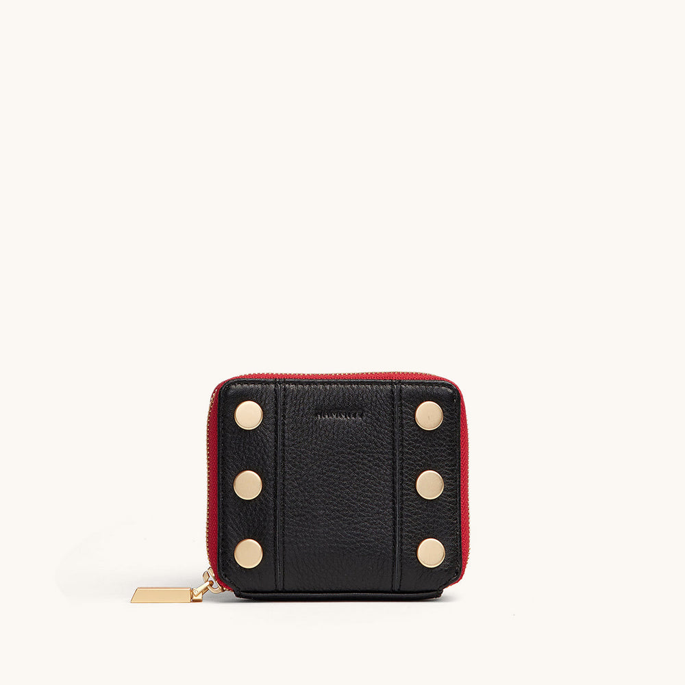 Hammitt | Women's 5 North - Black / Brushed Gold Red Zip